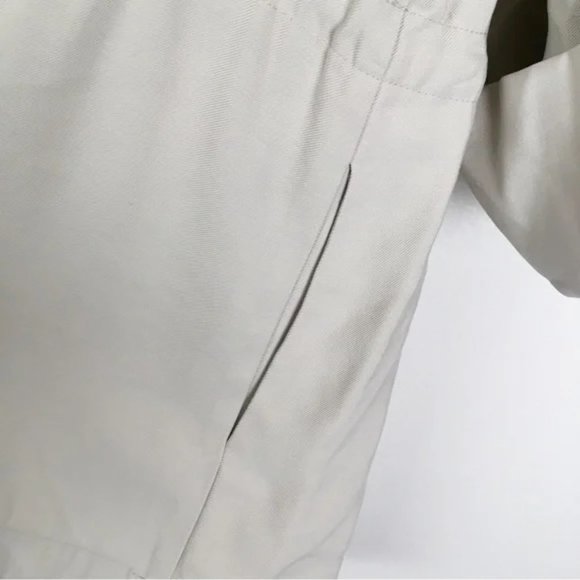 Beautiful EUC Zara Open Front Drawstring Waterfall Blazer Jacket in Beige, Small - Picture 10 of 11